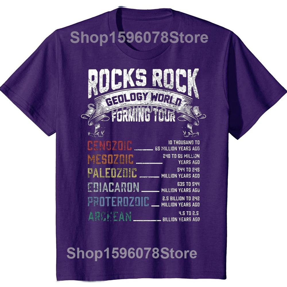 Funny Geology Rock Forming Humor Geologist T Shirts Short Sleeve Gifts Mens Clothing Fashion Casual Loose Oversized T Shirt