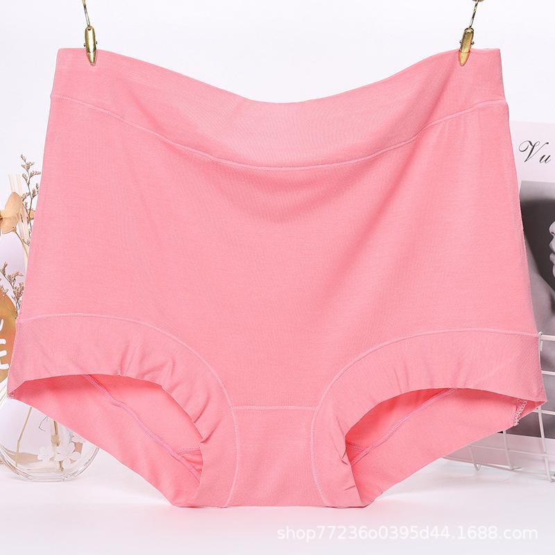 Large Size Women's High-waisted Underwear Is Soft and Breathable, Comfortable and Skin-friendly, Simple and Daily Panties