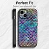Mermaid Fish Scales Phone Case For iPhone 17 16 15 14 13 12 PRO MAX PLUS Mini TPU Soft To Skin-friendly Case