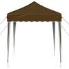 Pop Up Party Tent 195 X 195 X 245 Cm Taupe Oxford Fabric