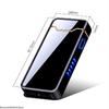 High End Luxury New Ignition Arc USB Electric Lighter Metal Rechargeable Cigar Lighter Battery Display Big Flame Lighter Gift