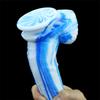 Female Mixed Color Liquid Silicone Simulation Penis Dildo Masturbation Device Anal Anal Plug Expansion Anal Big Penis