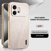 For Honor 600 600 Pro 600 Lite   Full Lens Protection Phone Case with Gold Thread Texture and Anti-Fingerprint