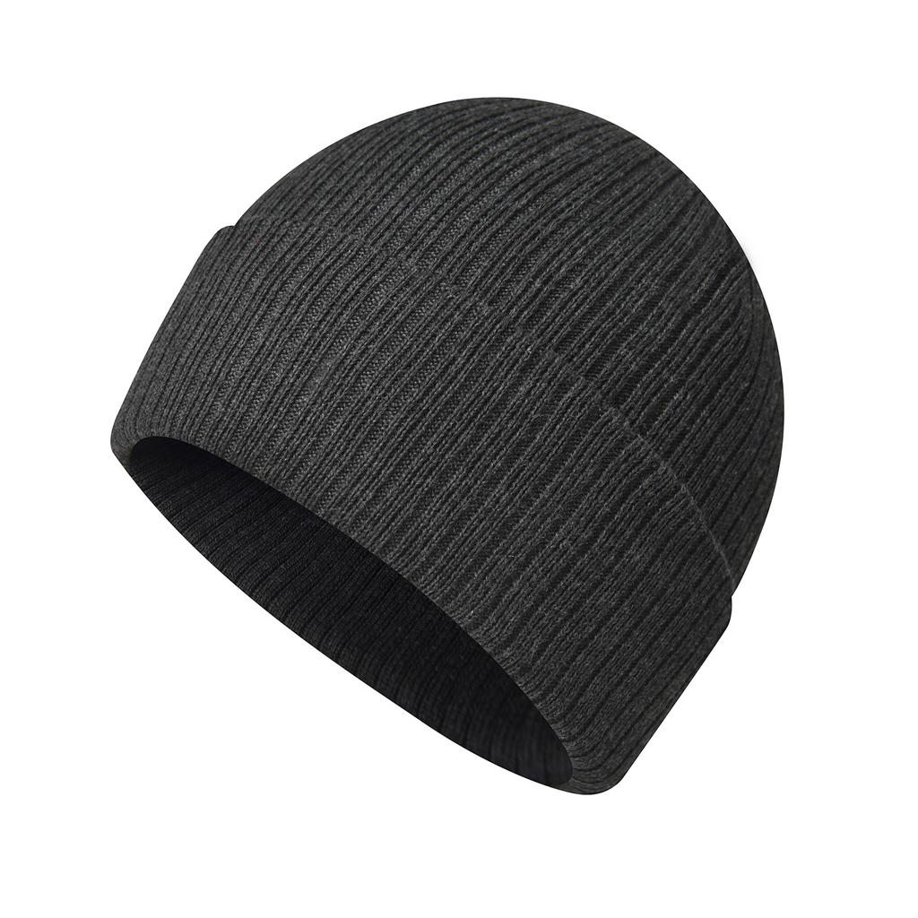 Men's Winter Thermal Knit Hat Thickened Recycled Material Outdoor Cycling Beanie Trendy Woolen Hat
