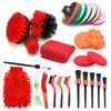 UNTIOR Electric Drill Brush Attachment Set Power Scrubber Brush Car Polisher Kitchen Bathroom Cleaning Tool Car Detailig Brushes