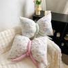 Bow Pillow Cushion Cute Plush Butterfly Knot Throw Pillow Sofa Bedroom Neck Lumbar Backrest Nap Cushion Home Decor