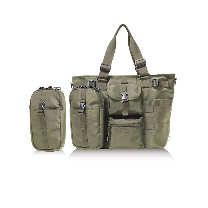 

[RUA-aoyama-] tote bag body bag smartphone pouch Tote bag with zipper Horizontal business bag men s ladies large capacity waterproof Larger nylon