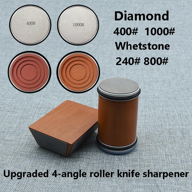 Rolling Knife Sharpener Kitchen Magnetic Roller Professional System Tool  Whetstone Upgraded 4-angle Roller Knife Sharpener Hot