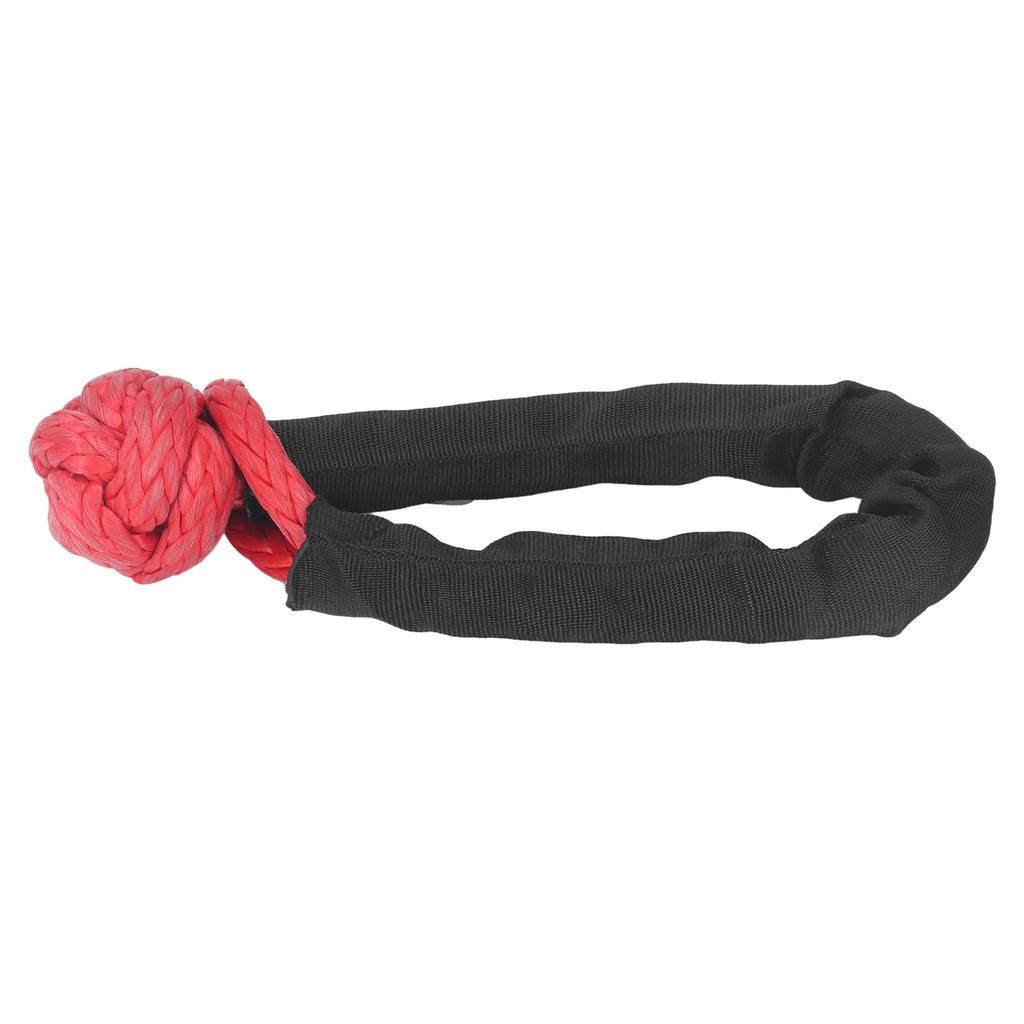 Soft Shackle 20mm 41000 LBS Break Strength Recovery Rope Shackle with Protective Sleeve for Truck Large SUVs Offroad