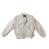 Normanlong Men's Air Force MA-1 Pilot Jacket - Lightweight Nylon Bomber for Spring/Fall