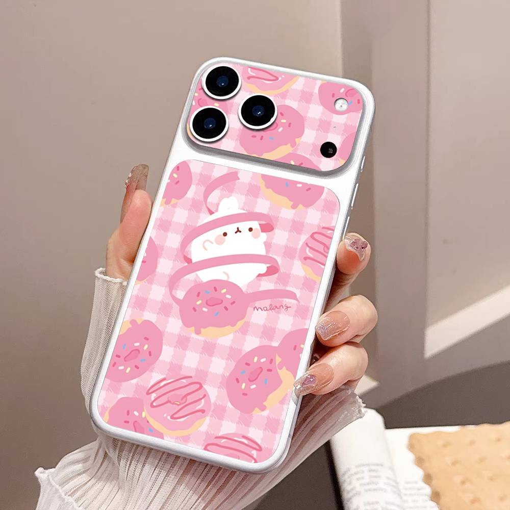 Kawaii Cute Rabbit M-MolangS Anime Protective Back Wrap Skin Decal Sticker For IPhone 17 Pro 17 Pro Max