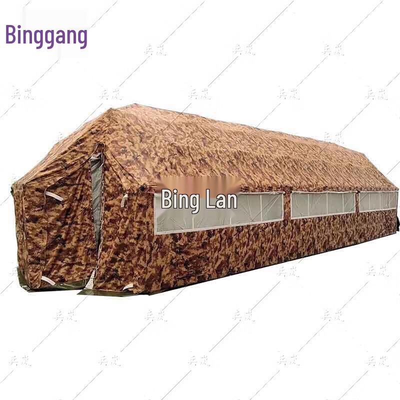 Binglan Rectangular Five-Arch Mesh Frame Rescue Tent