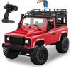 MN90 1/20 4WD RC Truck Off Road Climbing Buggy Crawler Metal with Light Remote Control Car All Terrain Racing 2.4G Toys for Boys
