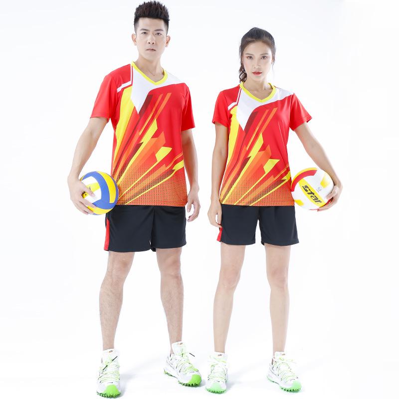 Herren Volleyball- und Tischtennis-Trikot-Set: Bedruckte Teamuniform