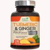 Health Nutrition Naturals Turmeric Curcumin Health Nutrition Turmeric Curcumin 2600mg Bioperine Ginger Capsule 1 Pcs