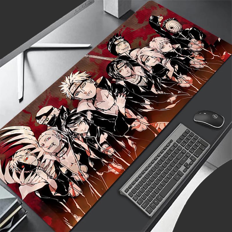Design Sense Mouse Pad Naruto Gamer Computer Hd Print Desk Mat Keyboard Anime Gaming Xxl Accessories Lock Edge Popular Mousepad