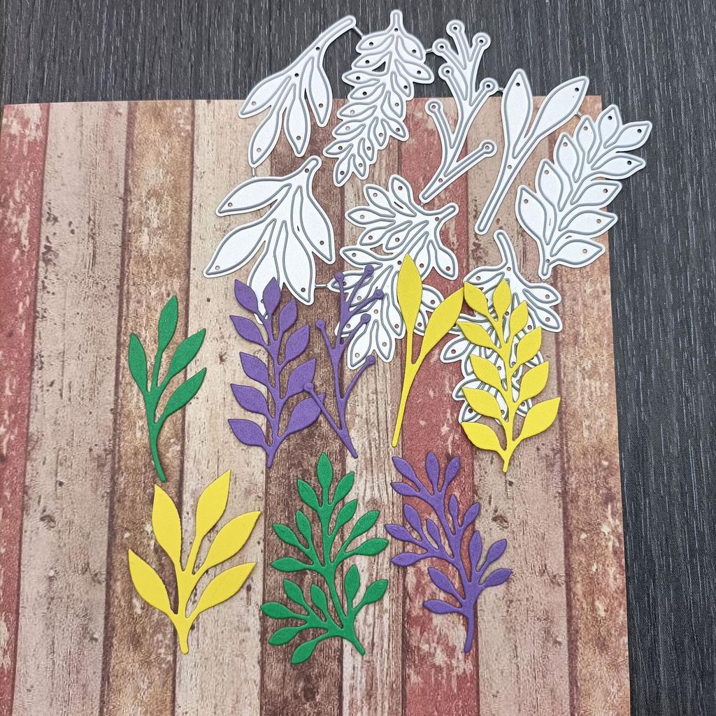 Plant Petal Cutting Leaves Metal Cutting Dies Craft Stamps Die Cut Embossing Card Make Stencil