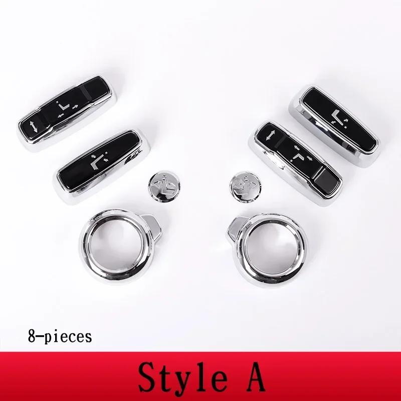 For Land Rover Range Rover Sport Evoque Discovery Sport Discovery 5 Car Seat Adjustment Button Cover Trim Sticker Car Accessory
