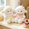 Pastoral Floral Small Woolen Doll Removable Lace Skirt Doll Girl Desktop Ornament Gift Toy