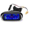 Universal 2 In 1 12v/24v LCD Digital Car Truck Water Temperature Gauge Meter Voltmeter Voltage Gauge with Temp
