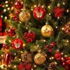 35Pcs/Set 6CM Christmas Ball Shiny Xmas Baubles Durable Xmas Ornament Ball  Home