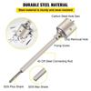 Concrete Hole Saw Kit, 30/40/65/80/100mm Drill Bit Set SDS Plus or SDS Max Shank Wall Hole Cutter with 11.8"/300 mm Connecting Rod for Brick,