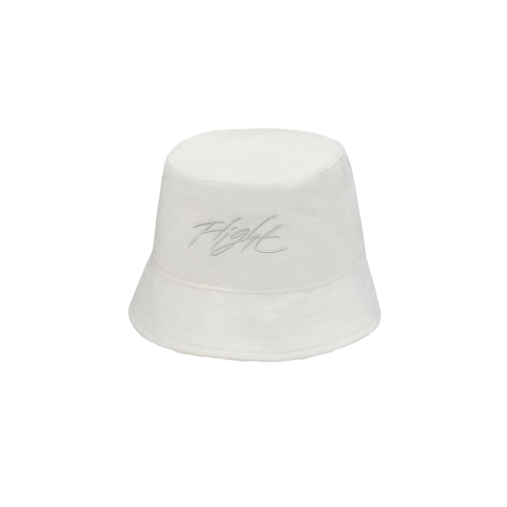Nike Logo Cotton Nylon Spandex Fisherman Hat Unisex Hats White FN4674-133