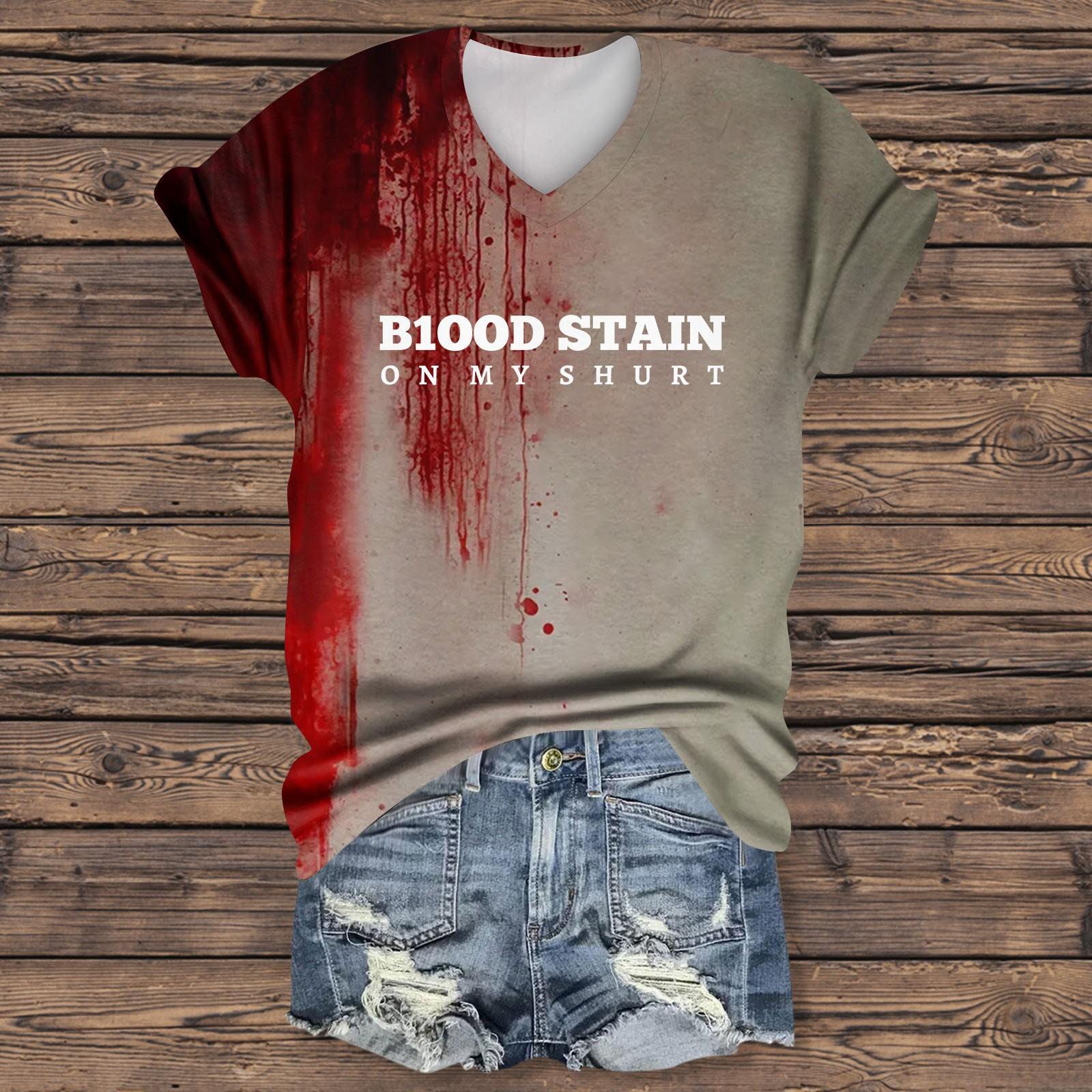 

Женская модная повседневная футболка с коротким рукавом и принтом на Хэллоуин, элегантные топы на Хэллоуин L