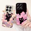 For Xiaomi 14T Pro 5G Case Luxury Flowers Candy Painted Cover Soft Silicone Case For Xiaomi Mi 14T Pro 14TPro 5G Back Cover Bags