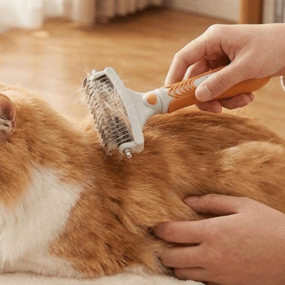Double-Sided Pet Grooming Brush Professional Cat Cleaning Comb Dog Knot Opening Comb Pet Massage
