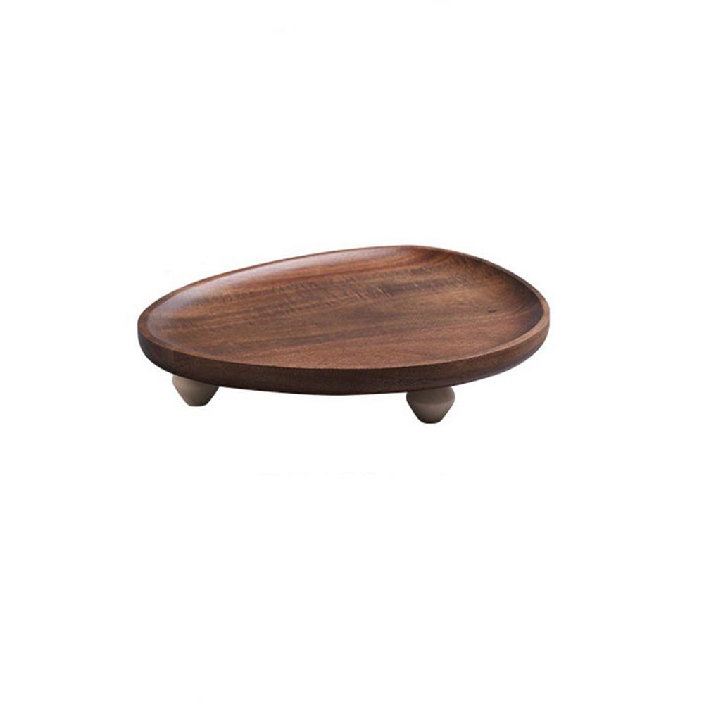 High Leg Storage Tray Irregular Dessert Plate Multi-Function Fruit Plate  Home