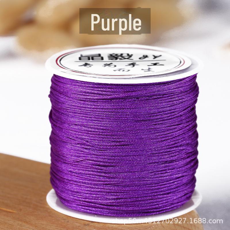 Taiwan Jade Line No. 72: 50m Hand-Woven DIY Rope for Jewelry and Beading