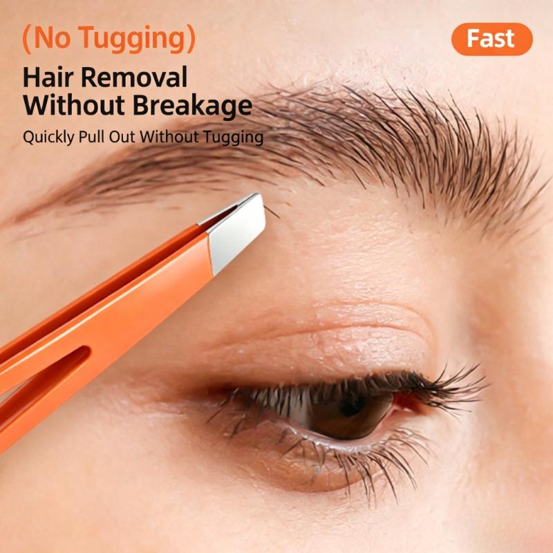 Stainless Steel Precision Tweezers Ultra-Thin Pointed Tips Suitable for Beard And Eyebrow Grooming Makeup Tools Eyelash Grafting