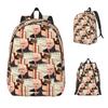Casino Nights Red Queen Of Hearts Knapsack Hot Sale Daily Pack Spacious School Carrier School Bag Carry Bags for Men Women