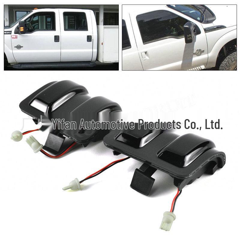 Ford F-Series Sequential Two-Color Rearview Mirror Light with Turn Signal