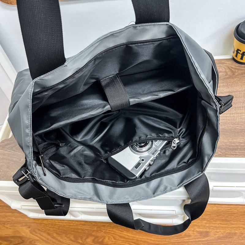 Men's Large Capacity Messenger Bag: Functional Backpack & Shoulder Tote for Laptop and Travel