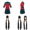 Danganronpa Maki Harukawa School Uniform Cosplay Costume Jacket Skirt Outfit Set