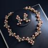 2025 Bridal Wedding Jewelry Set: Elegant Alloy Pearl Necklace & Earrings