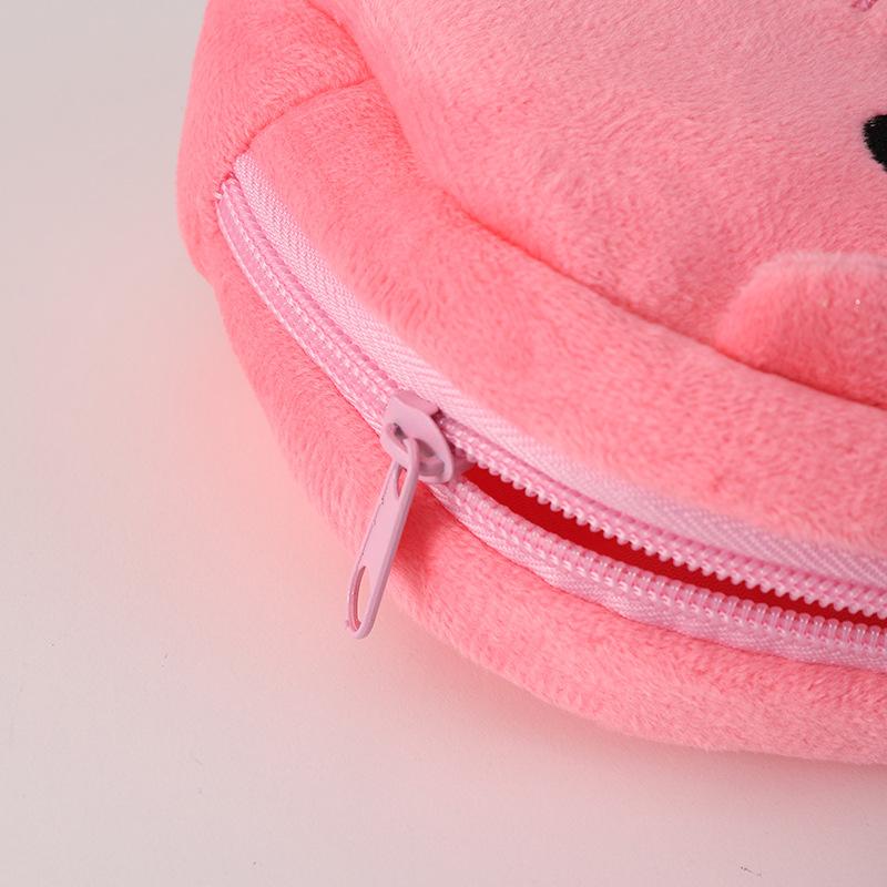 New Plush Cartoon Pencil Case Cute Stationery Bag Large Capacity Makeup Bag Women Travel Organizer Toiletries Bag