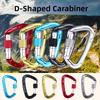 24KN Professioneller Sicherheitskarabiner Aluminium 8 Farben D-Form Schlüsselhaken Bergsteiger Schutzausrüstung Security Master Lock