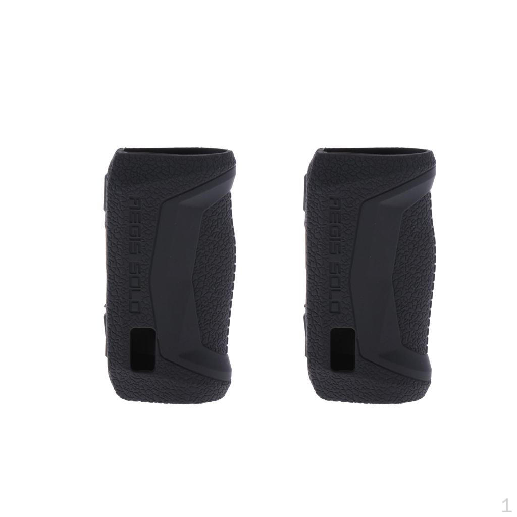 2x Silicone Rubber Case AEGIS Black