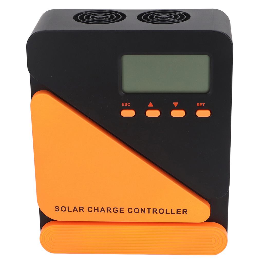 MPPT Solar Charge Controller 60A 12V 24V Solar Panel Battery Intelligent Regulator with LCD Display Dual Fan for AGM