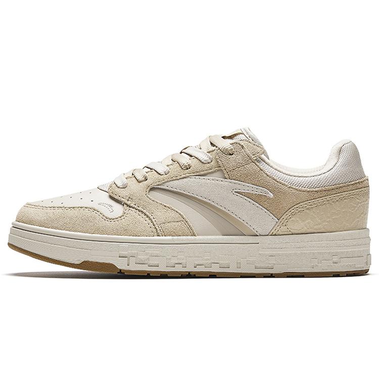 New Anta Street Naughty Coconut Shell Cushioned Slip Resistant Lightweight Low Top Skateboard Shoes Men's White 912338053-2