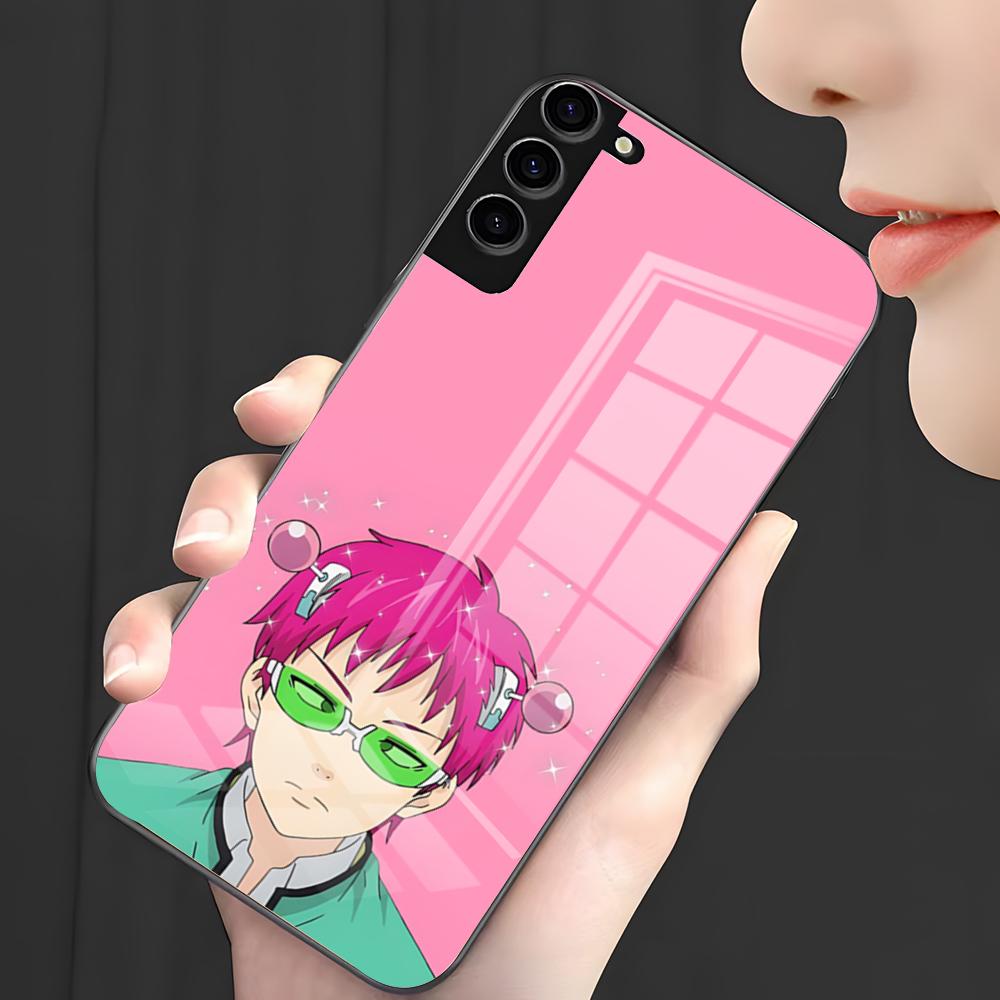 Anime K-Kusuo Saiki Phone Case For Samsung A25 A13 A33 5G A54 A36 A35 A56 A52 A14 Shockproof Glass Cover
