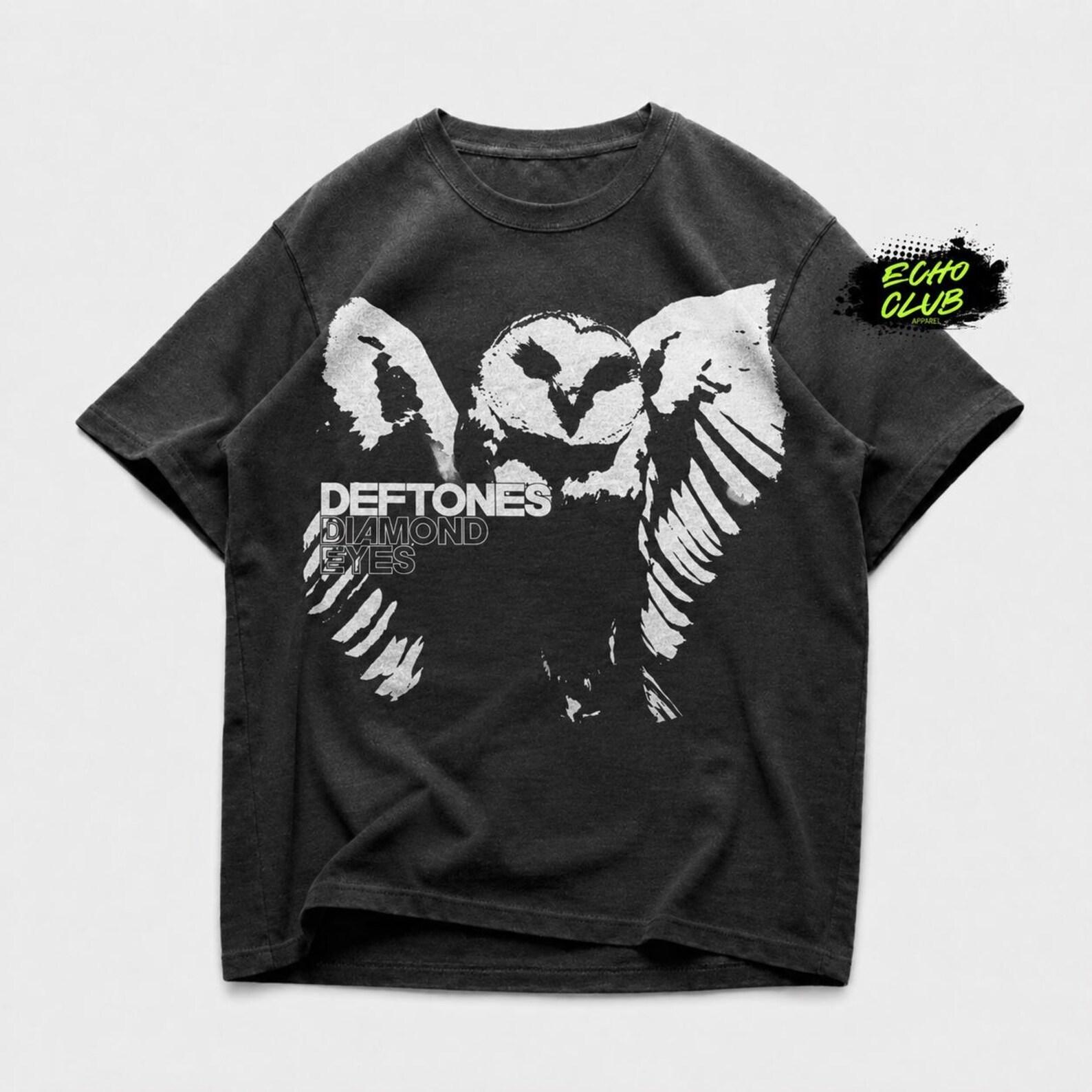 Deftones Diamond Eyes Owl T shirt – Alternative Rock Band Apparel Concert Tee 3XL