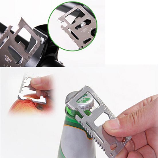 11 in 1 Pocket Tool Card Knife Hunting Survival Camping Military Multi-function