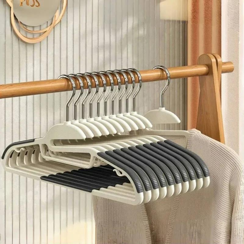 Non-Slip Clothes Hanger No Trace Clothes Hanging Wet and Dry Household Hangers Dormitory Bedroom Special Storage Clothes Hanging