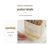Wall-Mounted Dustproof Kitchen Chopstick Holder with Lid – Multifunctional Storage & Draining Rack