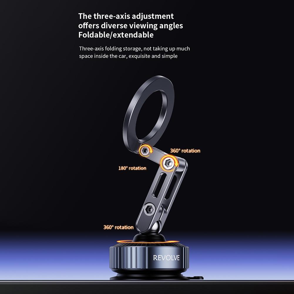 For Magsafe Car Phone Holder 360° Suction Vacuum Adsorption Phone Holder Car Mount Windshield Magnetic Holder Car Accessories