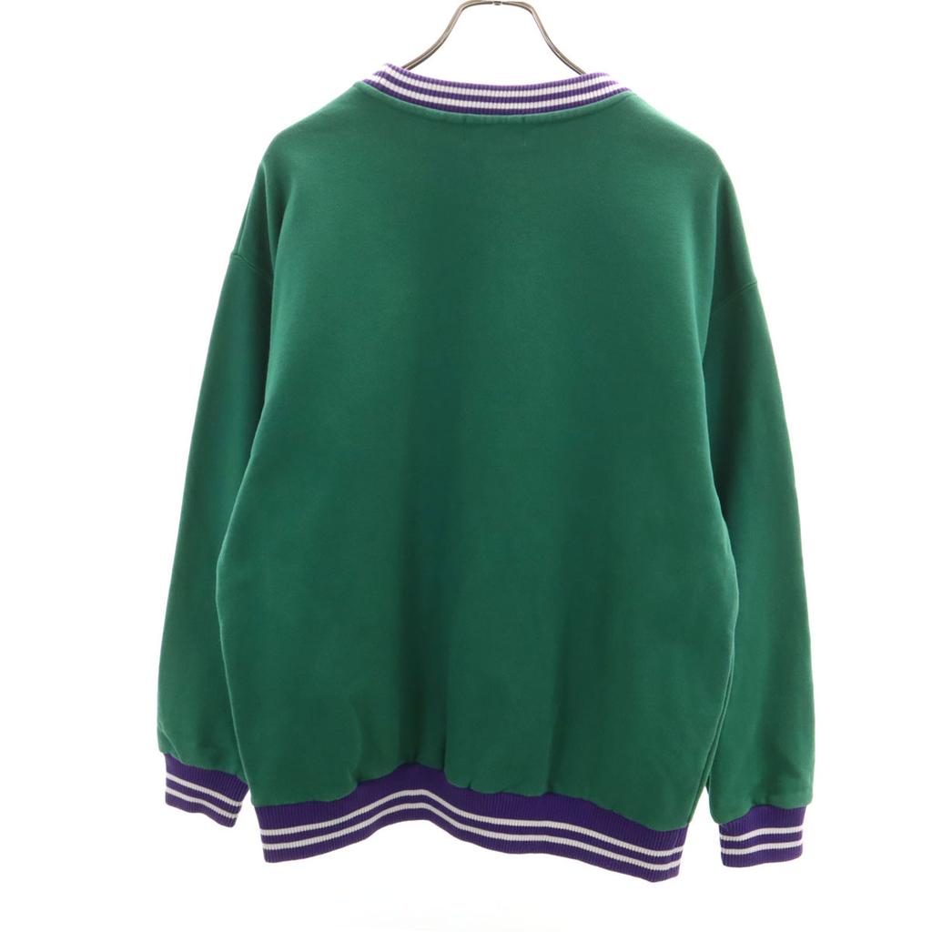 XLARGE Long sleeve sweat trainer M green Men's Used